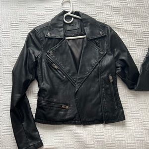 BLANKNYC Black Leather MOTO Jacket